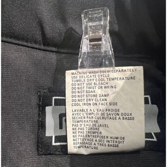 Wom 12S FERA Ski Snowboarding Sledding Pants Black Lined Pockets Adjustable Legs - Picture 7 of 7